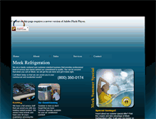 Tablet Screenshot of meekrefrigeration.com